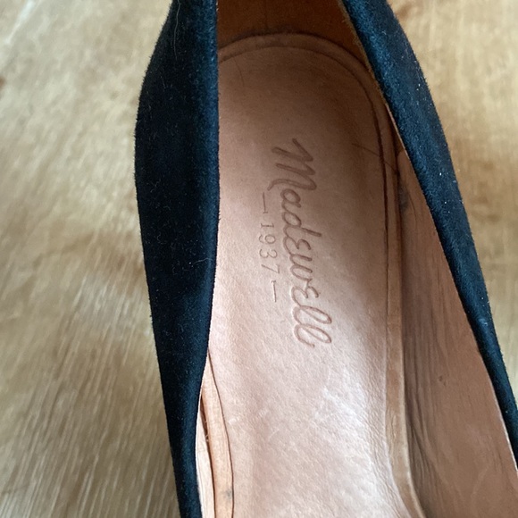 Madewell Black Suede Pumps - Picture 7 of 8